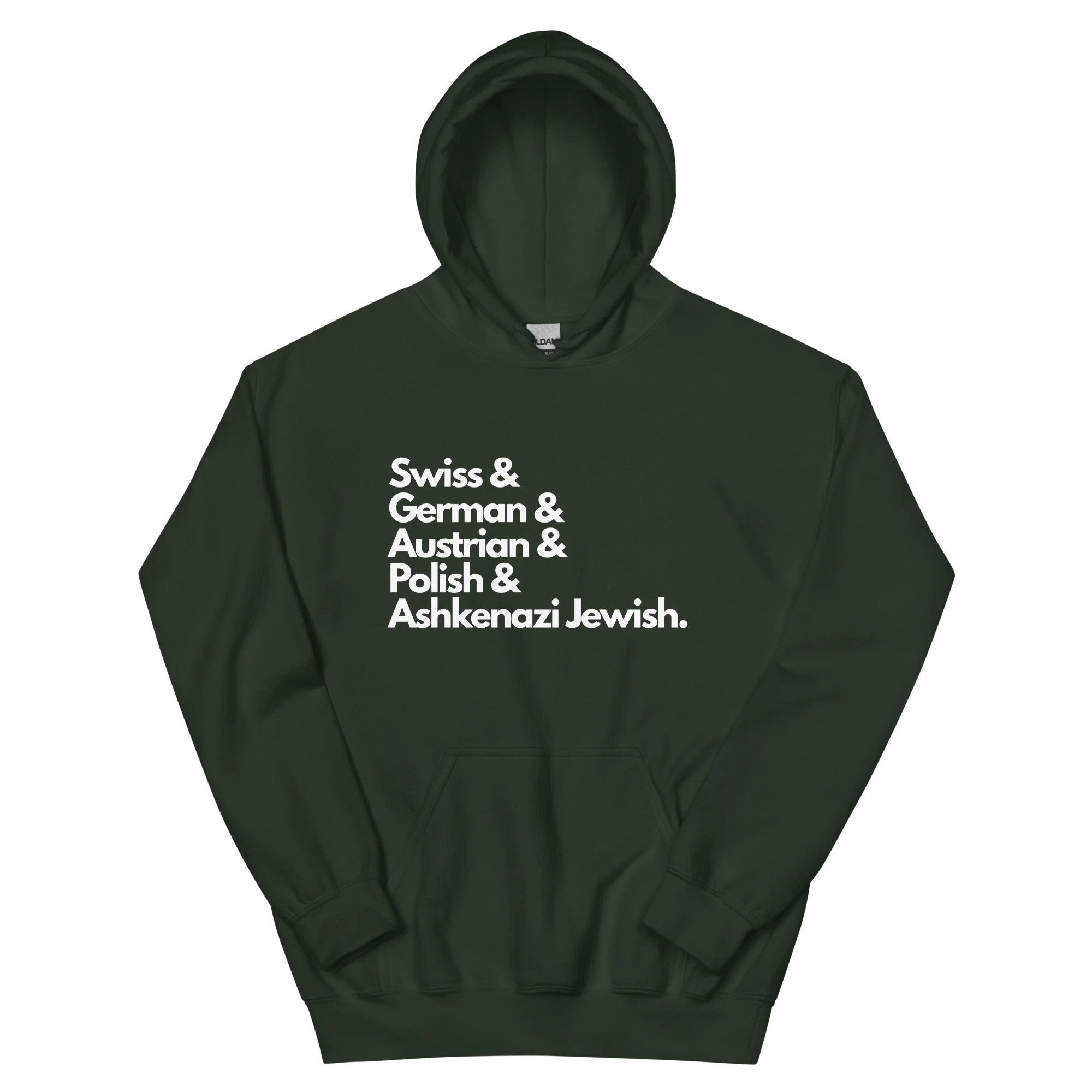 Your ancestry customized Unisex Hoodie by La Vie Bien