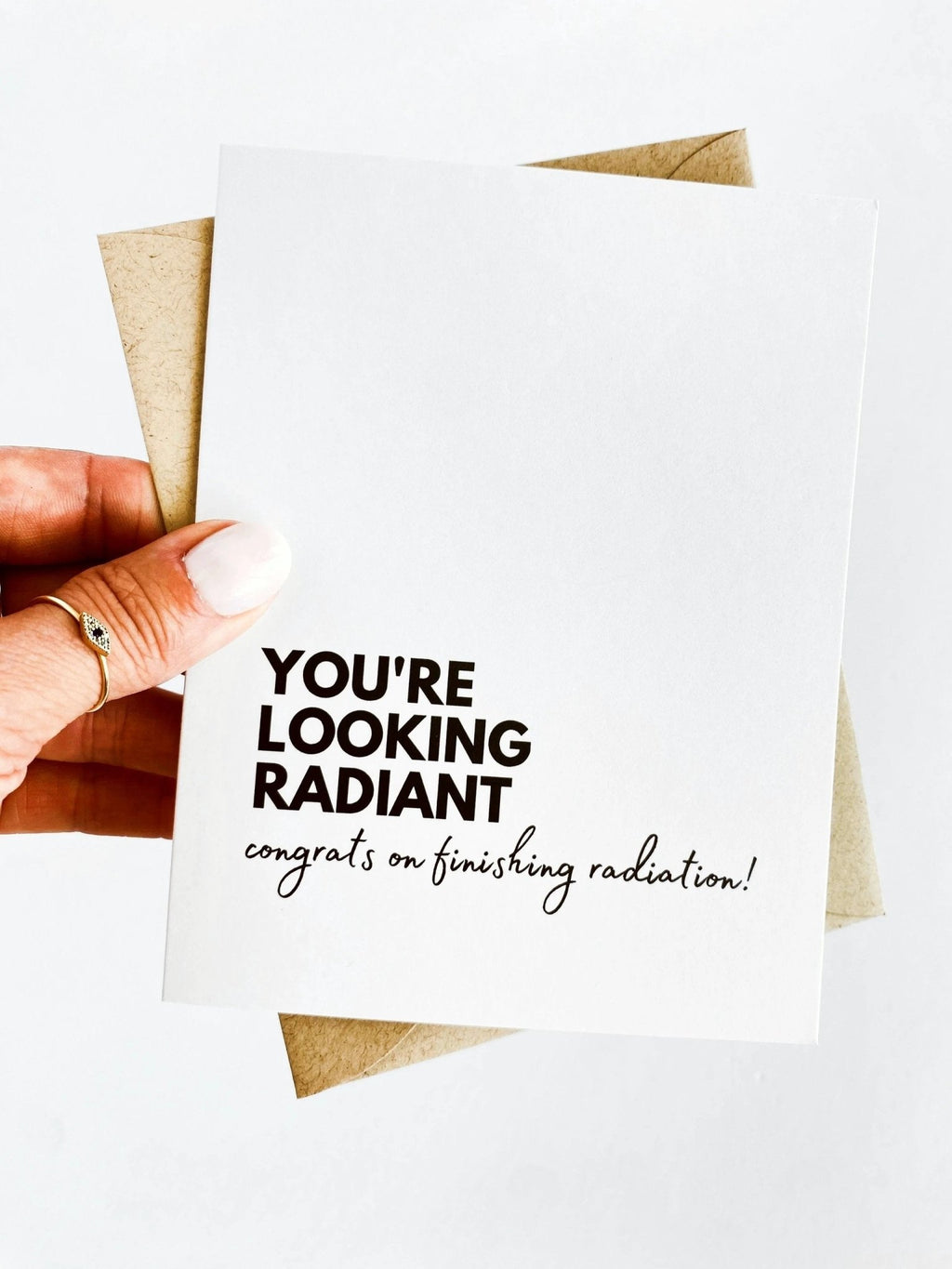 You're Looking Radiant Radiation Treatment Get Well Card by Five Dot Post
