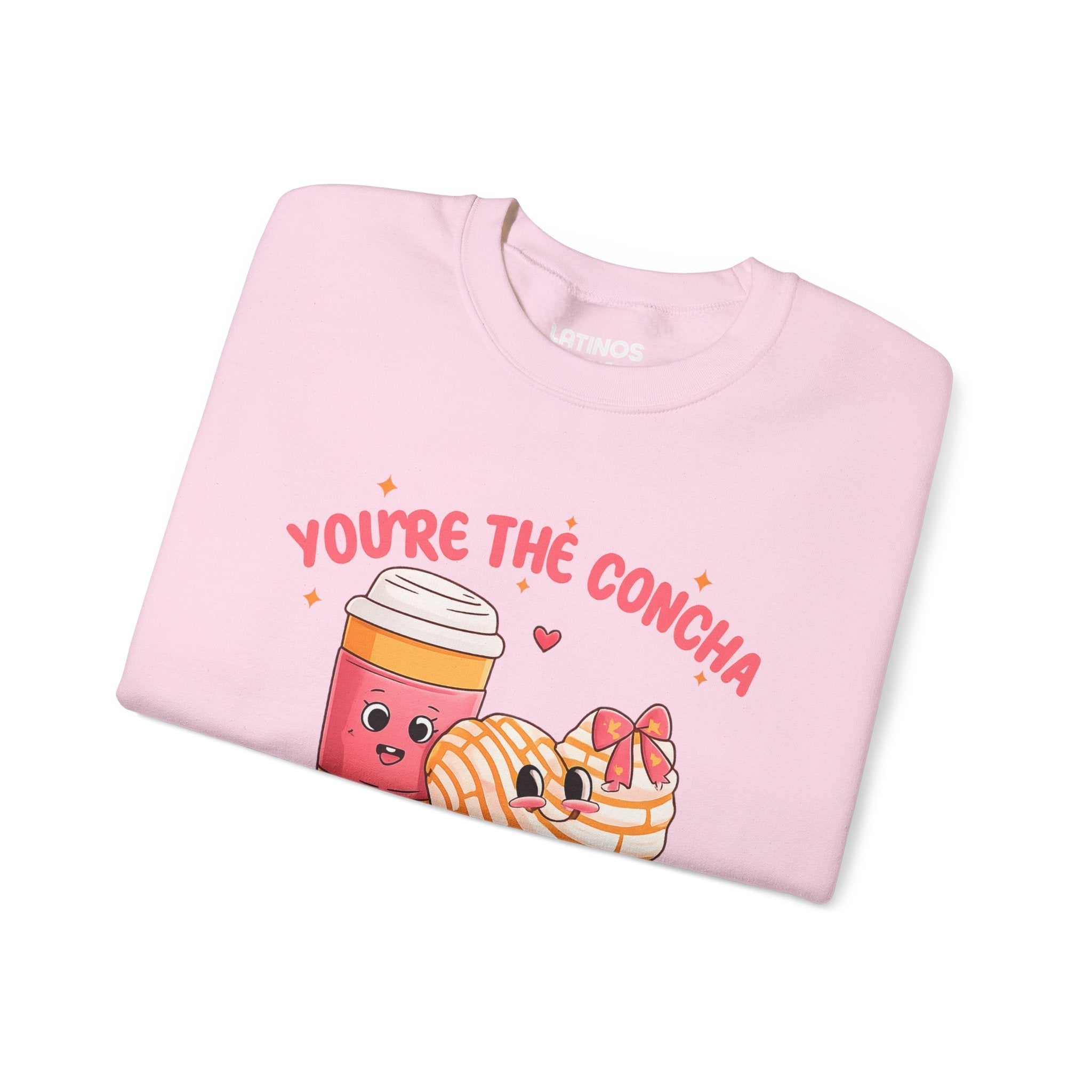You're The Concha to My Cafecito Funny Pan Dulce Latino Valentine's Day Comfy Crewneck Sweater | Viva Mexico | 3 Colors Sweatshirt La Vie Bien You're The Concha to My Cafecito Funny Pan Dulce Latino Valentine's Day Comfy Crewneck Sweater | Viva Mexico | 3 Colors
