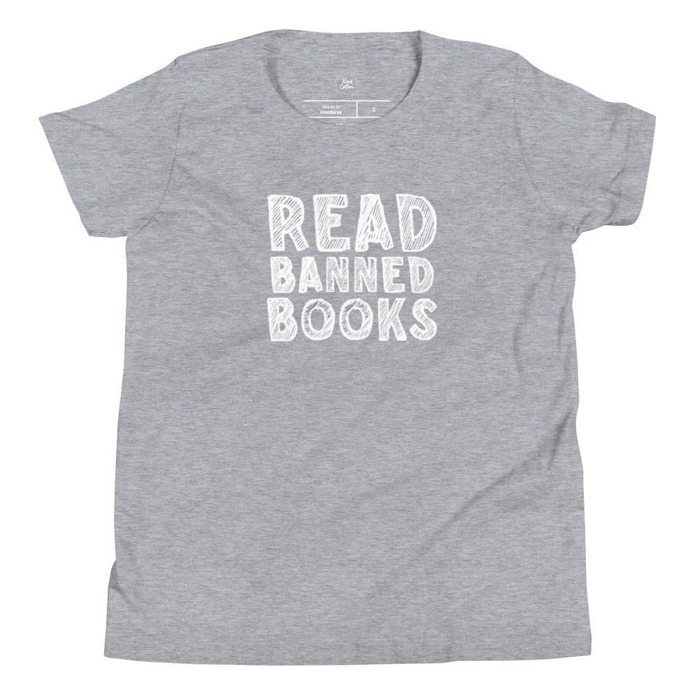 Read Banned Books Kids Tee by Kind Cotton