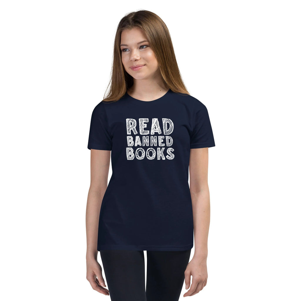 Read Banned Books Kids Tee by Kind Cotton