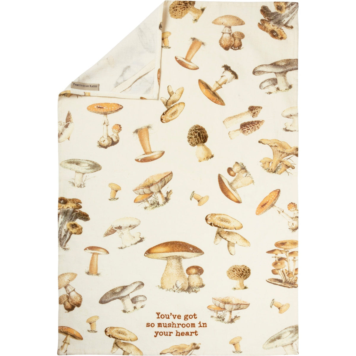 You've Got So Mushroom In Your Heart Funny Dish Cloth Towel | Cotton and Linen | Embroidered Text | 18" x 28" Dish Towel La Vie Bien You've Got So Mushroom In Your Heart Funny Dish Cloth Towel | Cotton and Linen | Embroidered Text | 18" x 28"