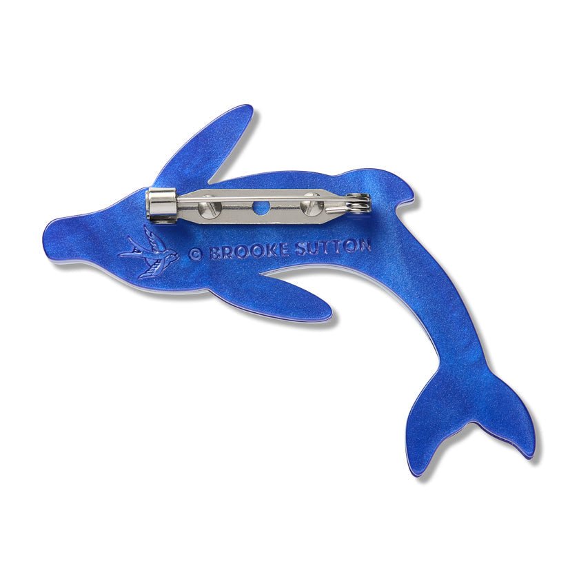 Yuan Thirrin (Whale) Brooch by Erstwilder Brooches La Vie Bien Yuan Thirrin (Whale) Brooch by Erstwilder