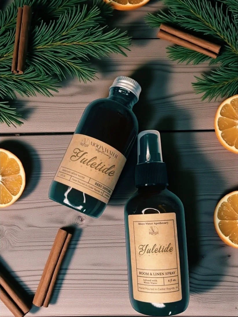 *YULETIDE* - REED DIFFUSER & ROOM SPRAY - by Moon Water Apothecary