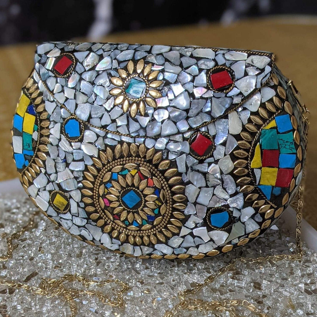 Mosaic Tile Clutch