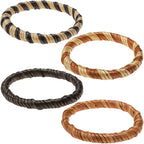 Zambia Basket Woven Bangle Bracelets - Fashion La Vie Bien Zambia Basket Woven Bangle
