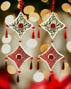 Zari Star Lari - Set of 2 Festive Decor La Vie Bien Zari Star Lari - Set of 2
