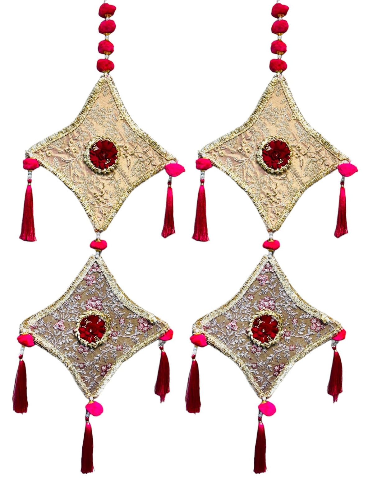 Zari Star Lari - Set of 2 Festive Decor La Vie Bien Zari Star Lari - Set of 2