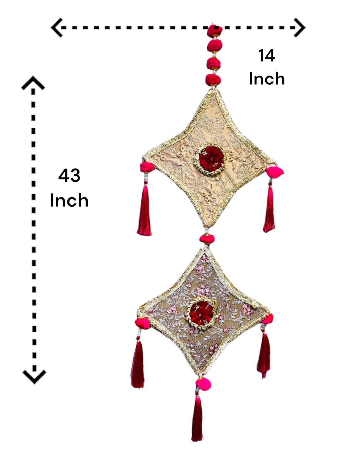 Zari Star Lari - Set of 2 Festive Decor La Vie Bien Zari Star Lari - Set of 2