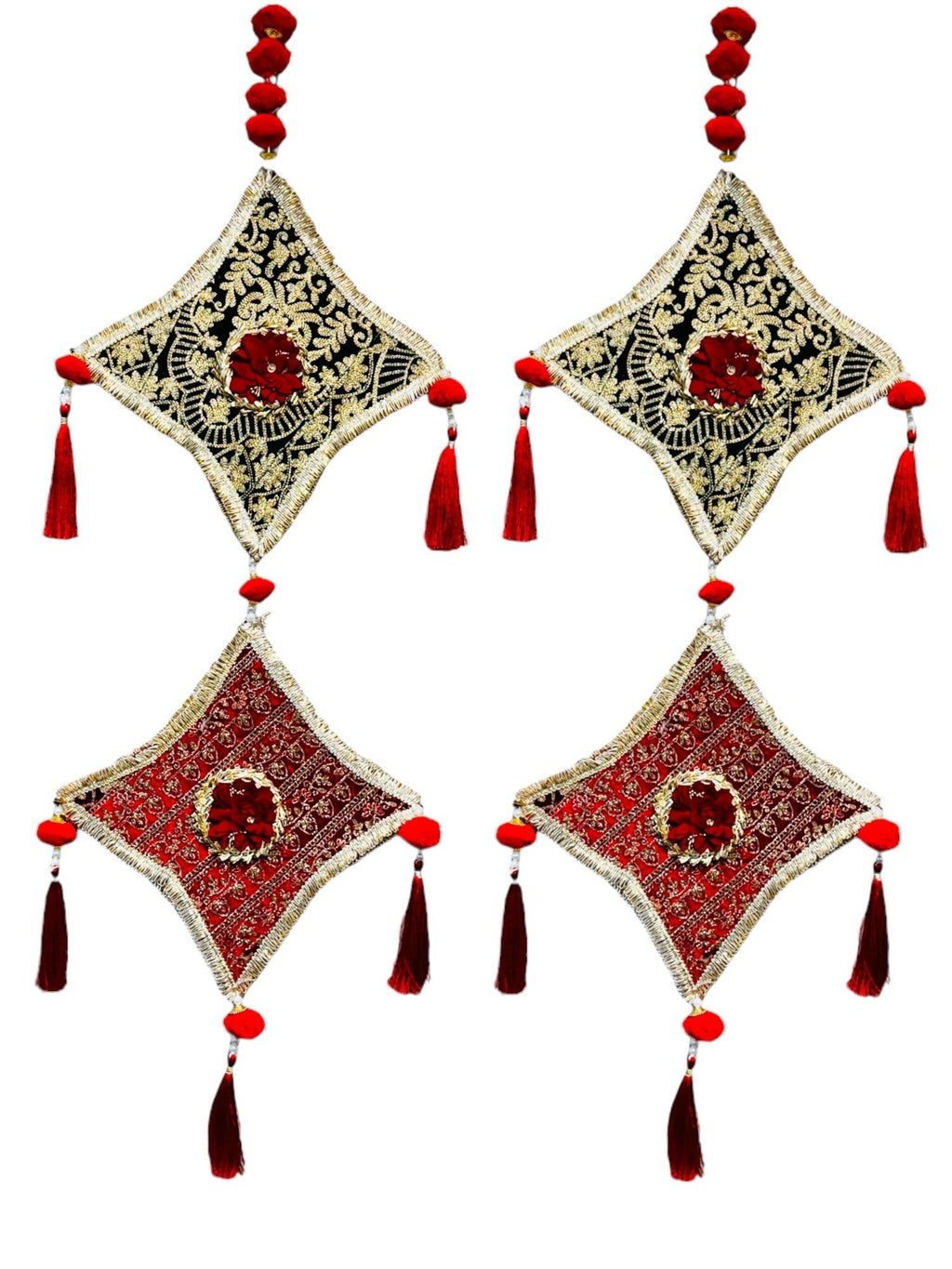 Zari Star Lari - Set of 2 Festive Decor La Vie Bien Zari Star Lari - Set of 2