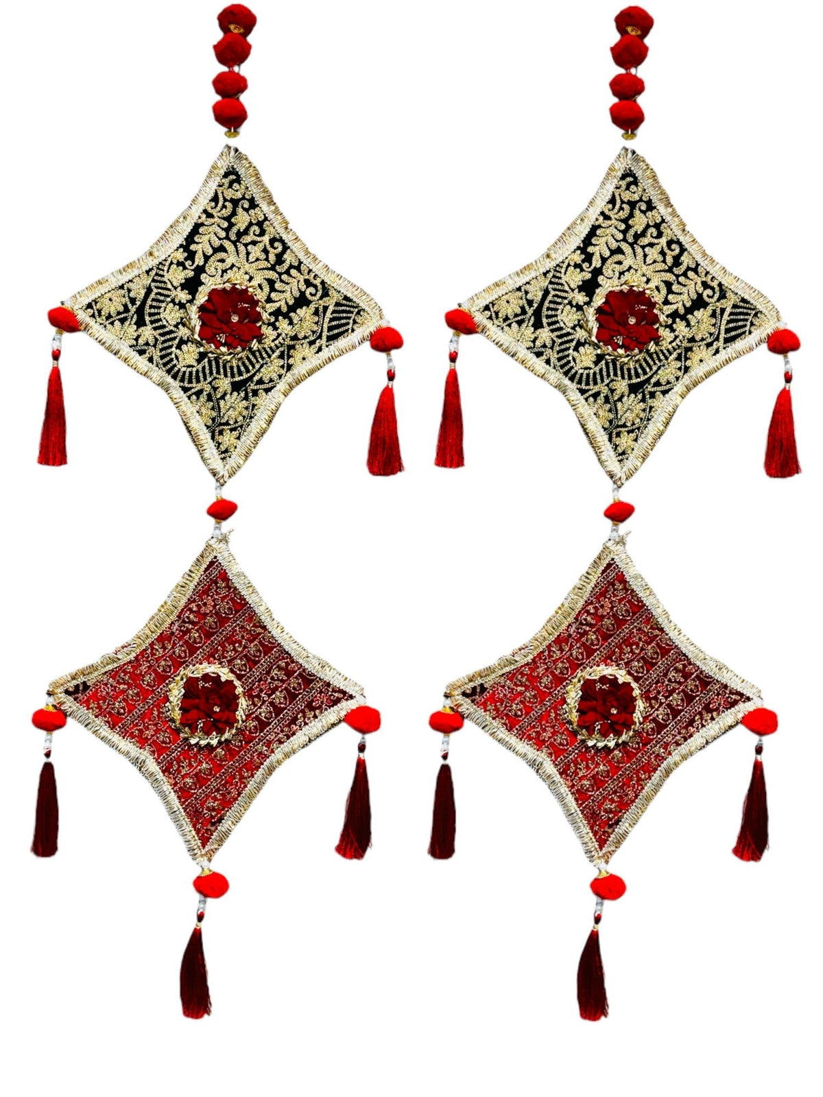 Zari Star Lari - Set of 2 Festive Decor La Vie Bien Zari Star Lari - Set of 2