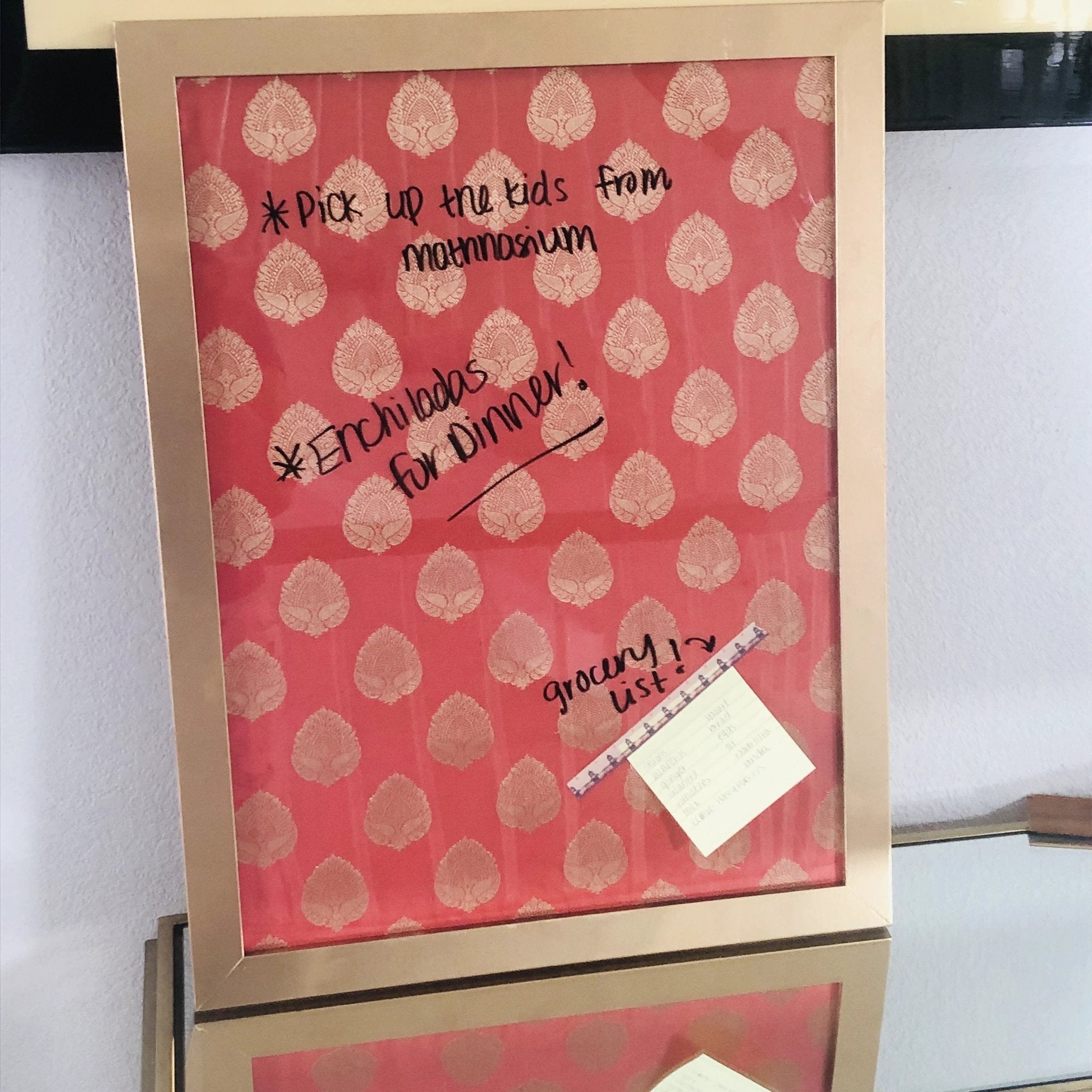 Saree Dry Erase Board by Modern Desi