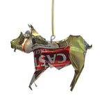 Zebra Ornament Recycled Metal La Vie Bien Zebra Ornament Recycled Metal