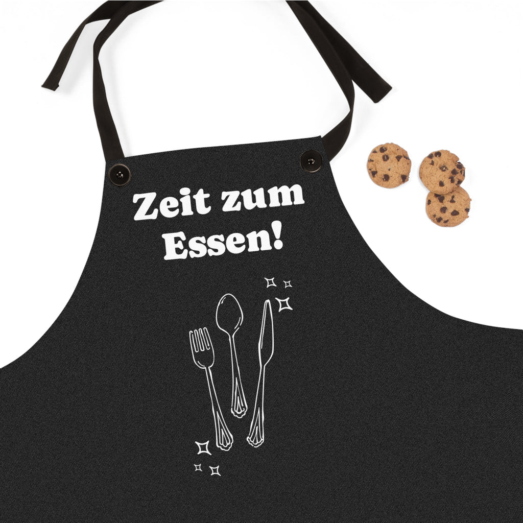 Zeit zum Essen Black Apron - German Kitchen Cooking Chef Gift