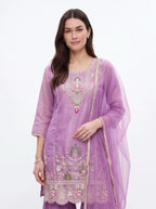 2080 - Light purple sharara suit