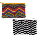 Zig Zag Crochet Coin Purse/Zipper Pouch