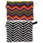 Zig Zag Crochet Coin Purse/Zipper Pouch Clutch & Wallets & Coin Bags La Vie Bien Zig Zag Crochet Coin Purse/Zipper Pouch