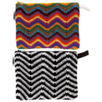 Zig Zag Crochet Coin Purse/Zipper Pouch