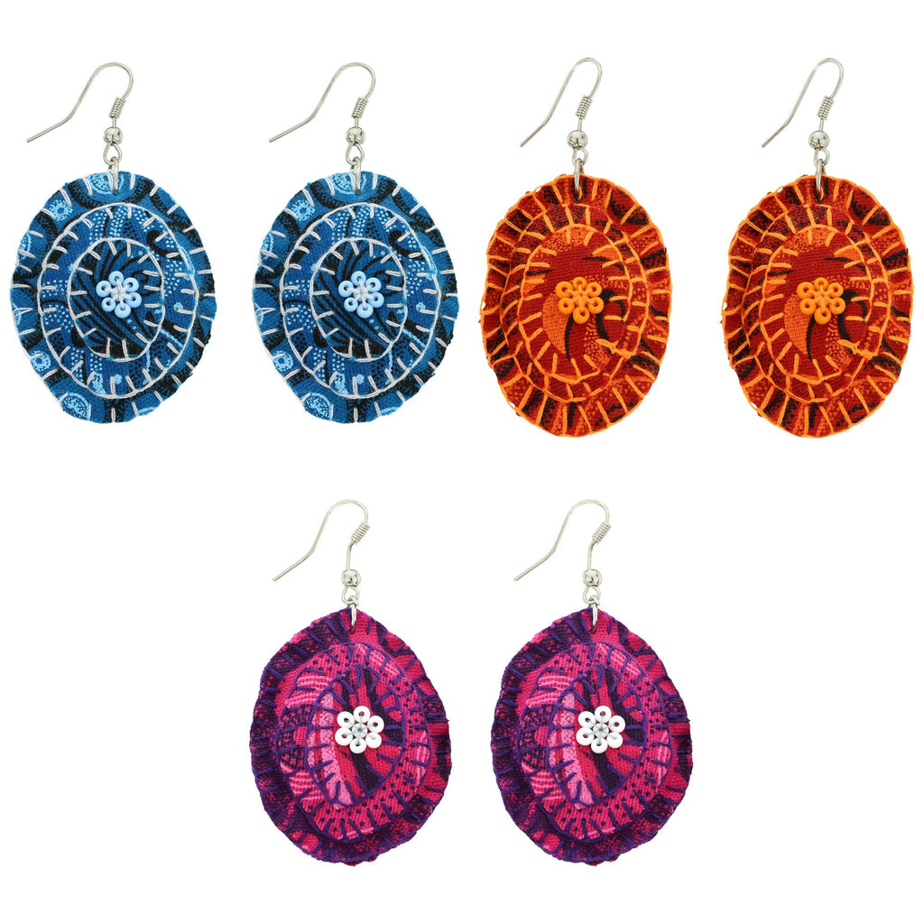 Zimele ShweShwe Earrings Earrings - Fashion La Vie Bien Zimele ShweShwe Earrings
