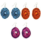 Zimele ShweShwe Earrings Earrings - Fashion La Vie Bien Zimele ShweShwe Earrings