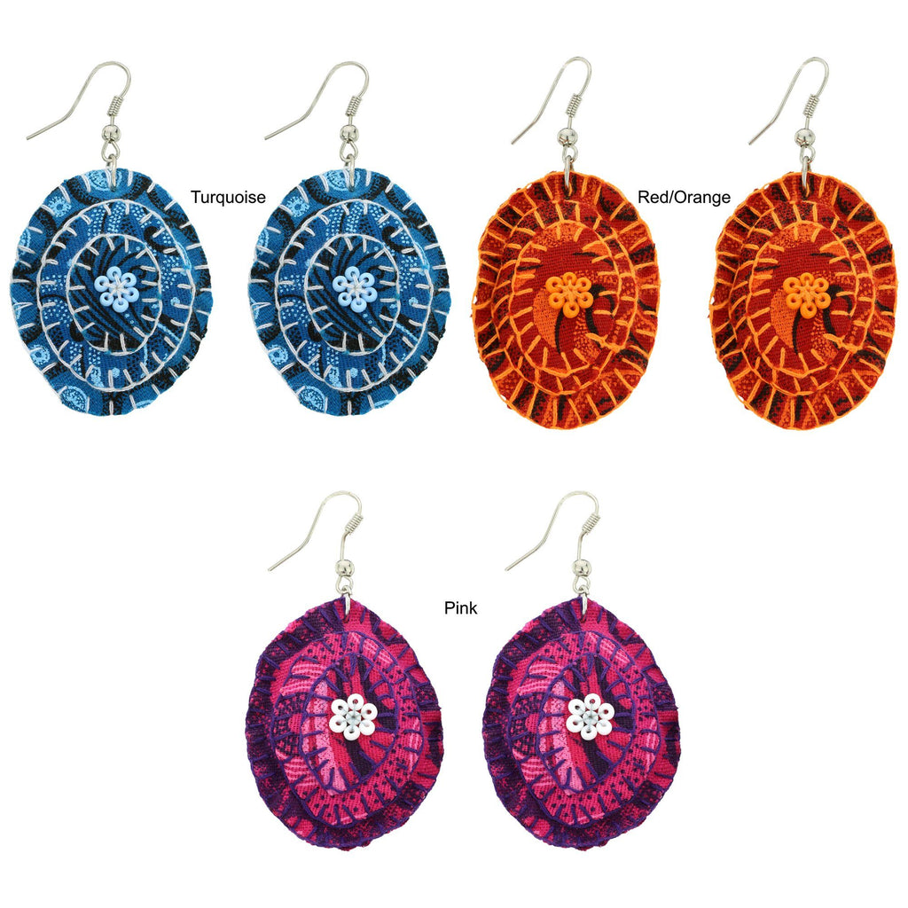 Zimele ShweShwe Earrings Earrings - Fashion La Vie Bien Zimele ShweShwe Earrings