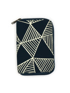 Zip Jewelry Travel Organizer - Geometric Navy by Fair Anita