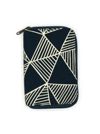 Zip Jewelry Travel Organizer - Geometric Navy by Fair Anita