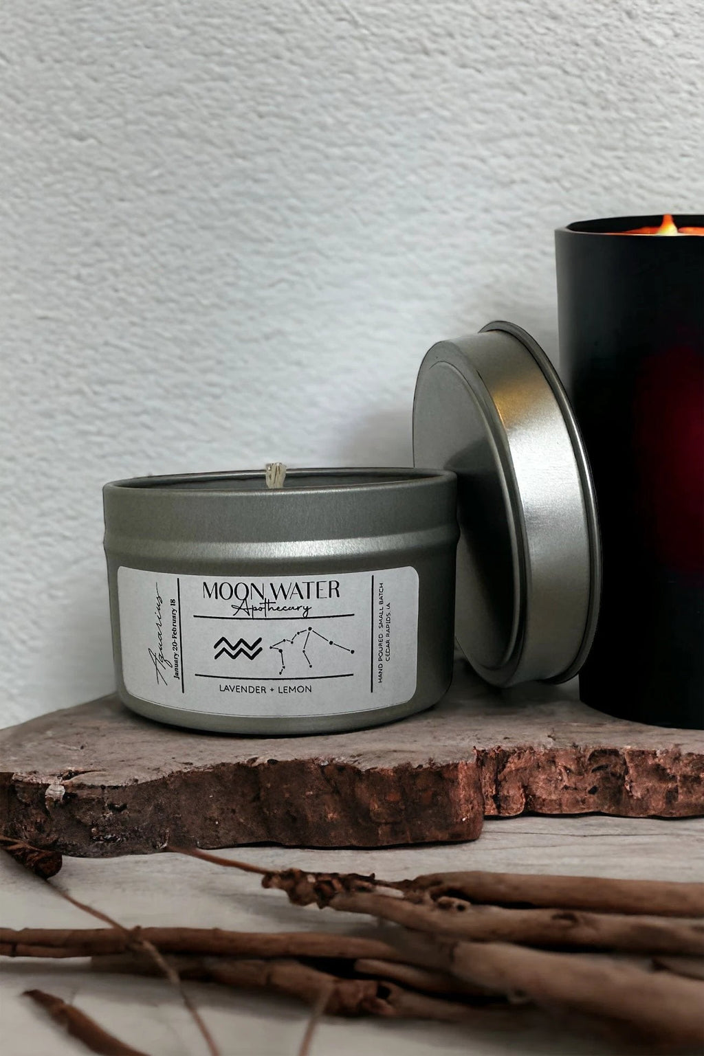 Zodiac Candles – 6 oz Astrology Inspired Candles with 40+ Hour Burn Time - by Moon Water Apothecary!