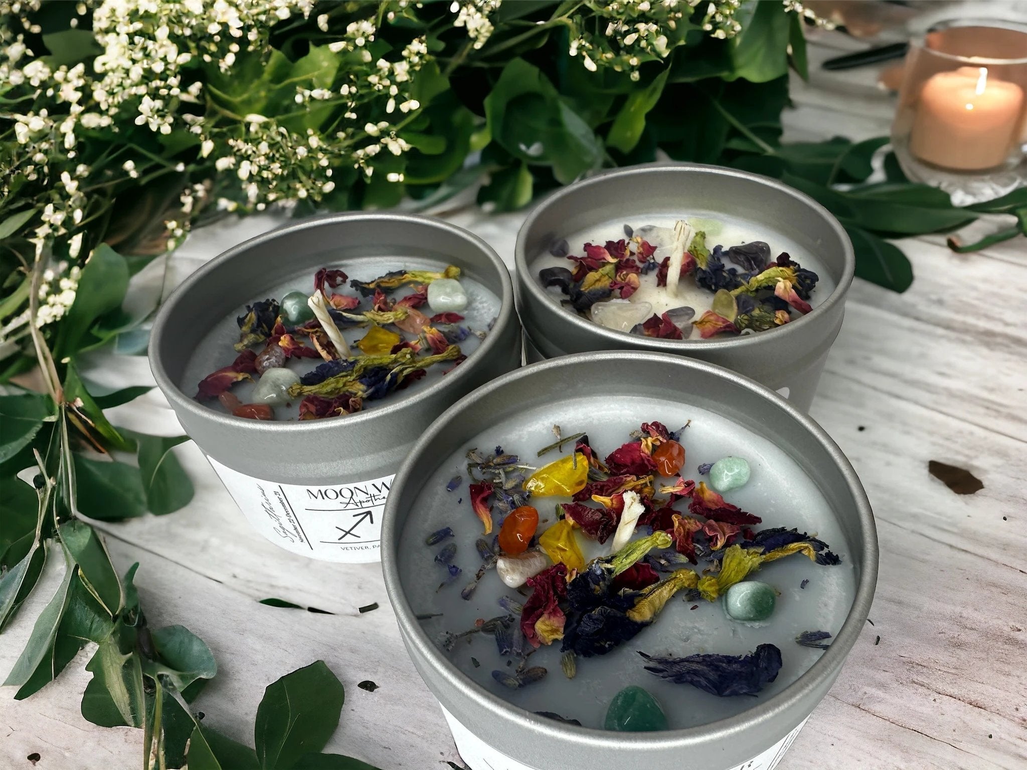 Zodiac Candles – 6 oz Astrology Inspired Candles with 40+ Hour Burn Time - by Moon Water Apothecary!