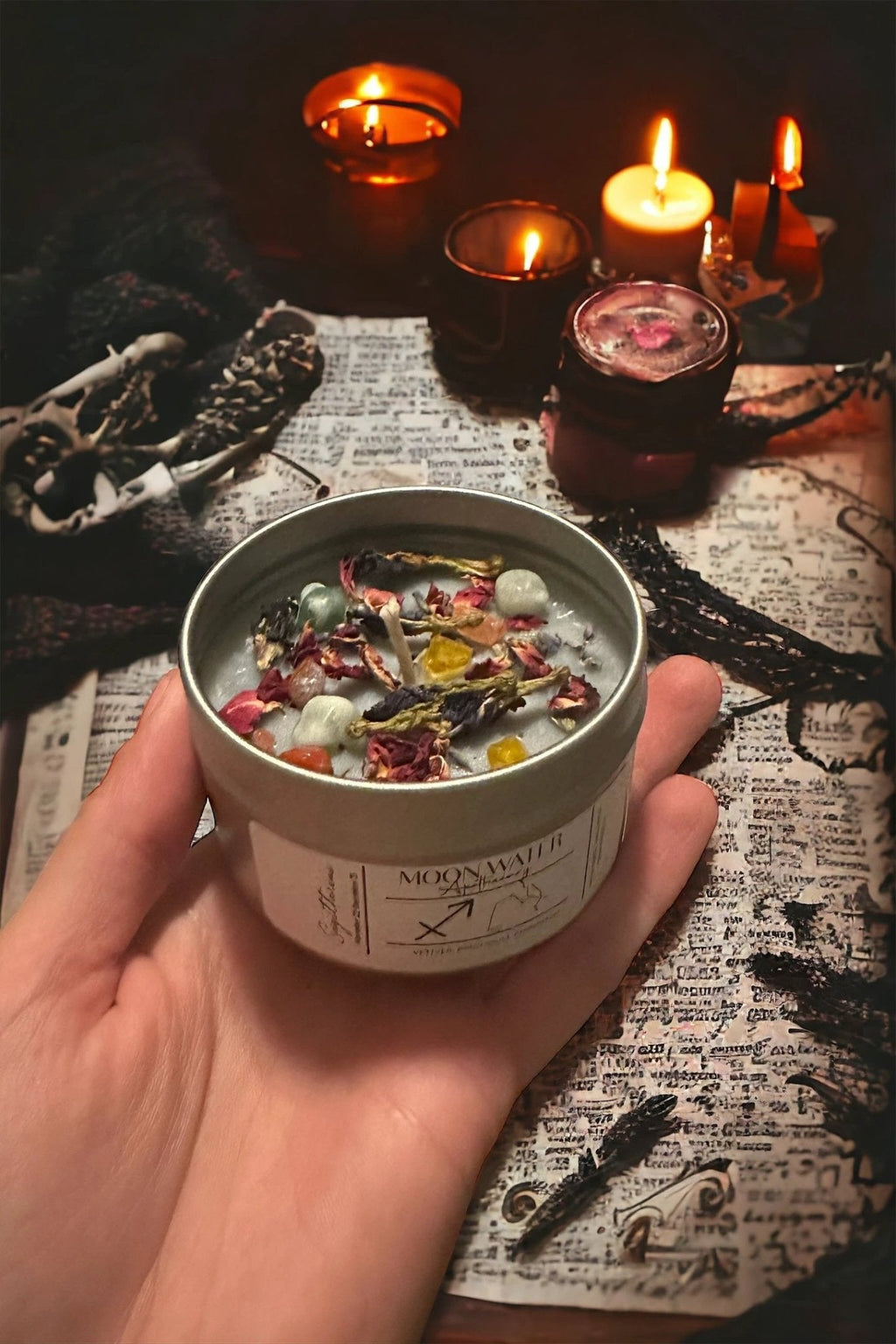 Zodiac Candles – 6 oz Astrology Inspired Candles with 40+ Hour Burn Time - by Moon Water Apothecary!