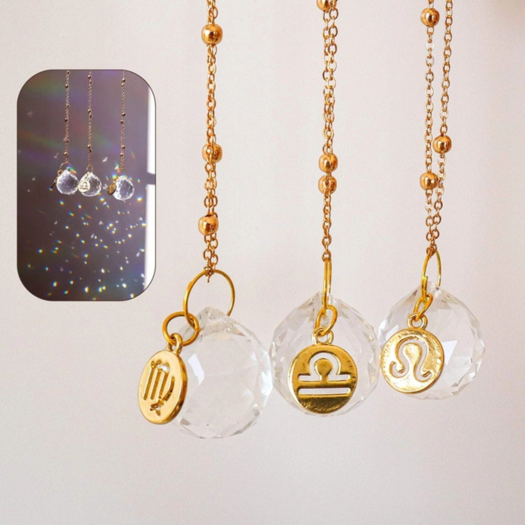Zodiac Car Suncatcher - Mirror Charm Home Decor La Vie Bien Zodiac Car Suncatcher - Mirror Charm