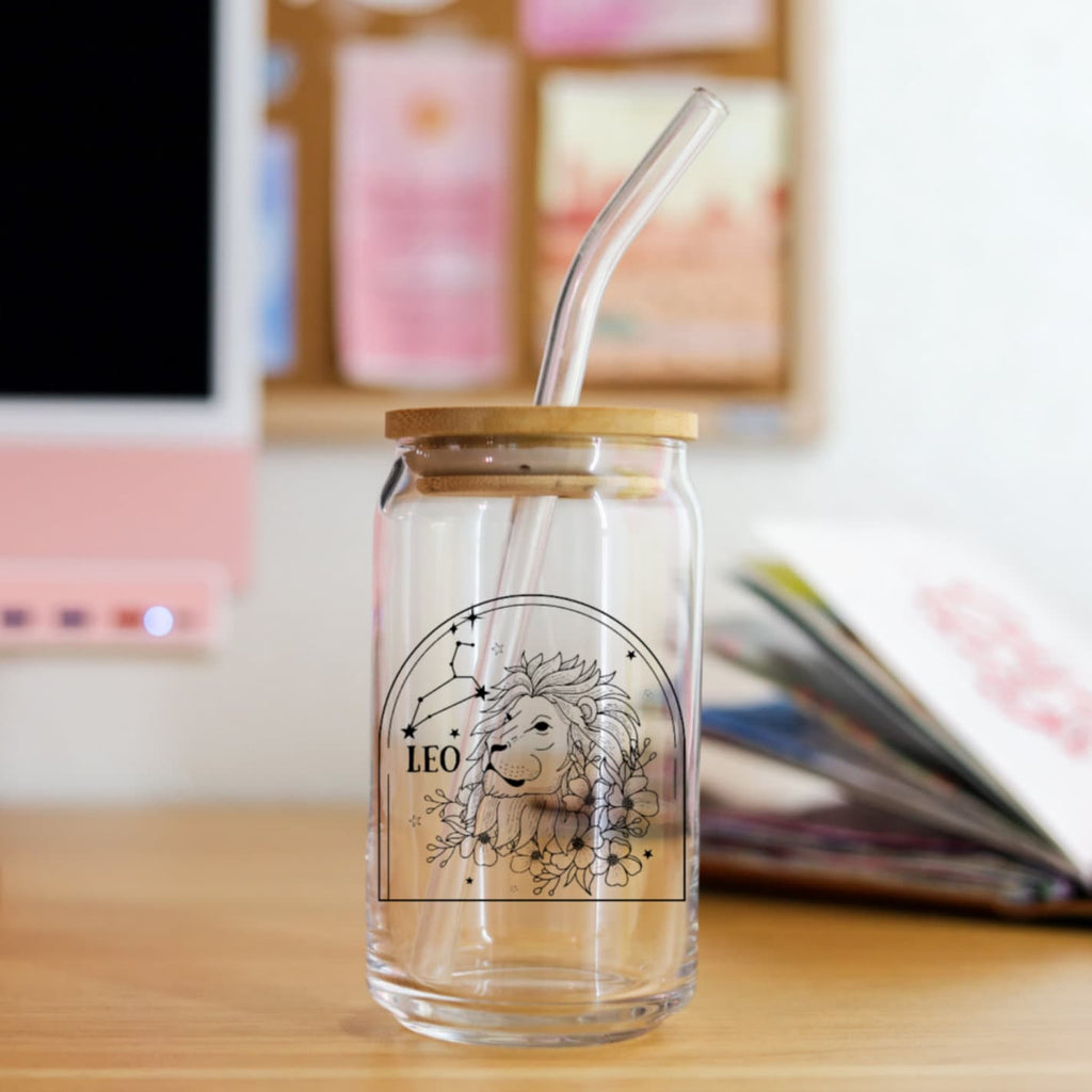 Zodiac Constellation Glass Cup Drinkware La Vie Bien Zodiac Constellation Glass Cup