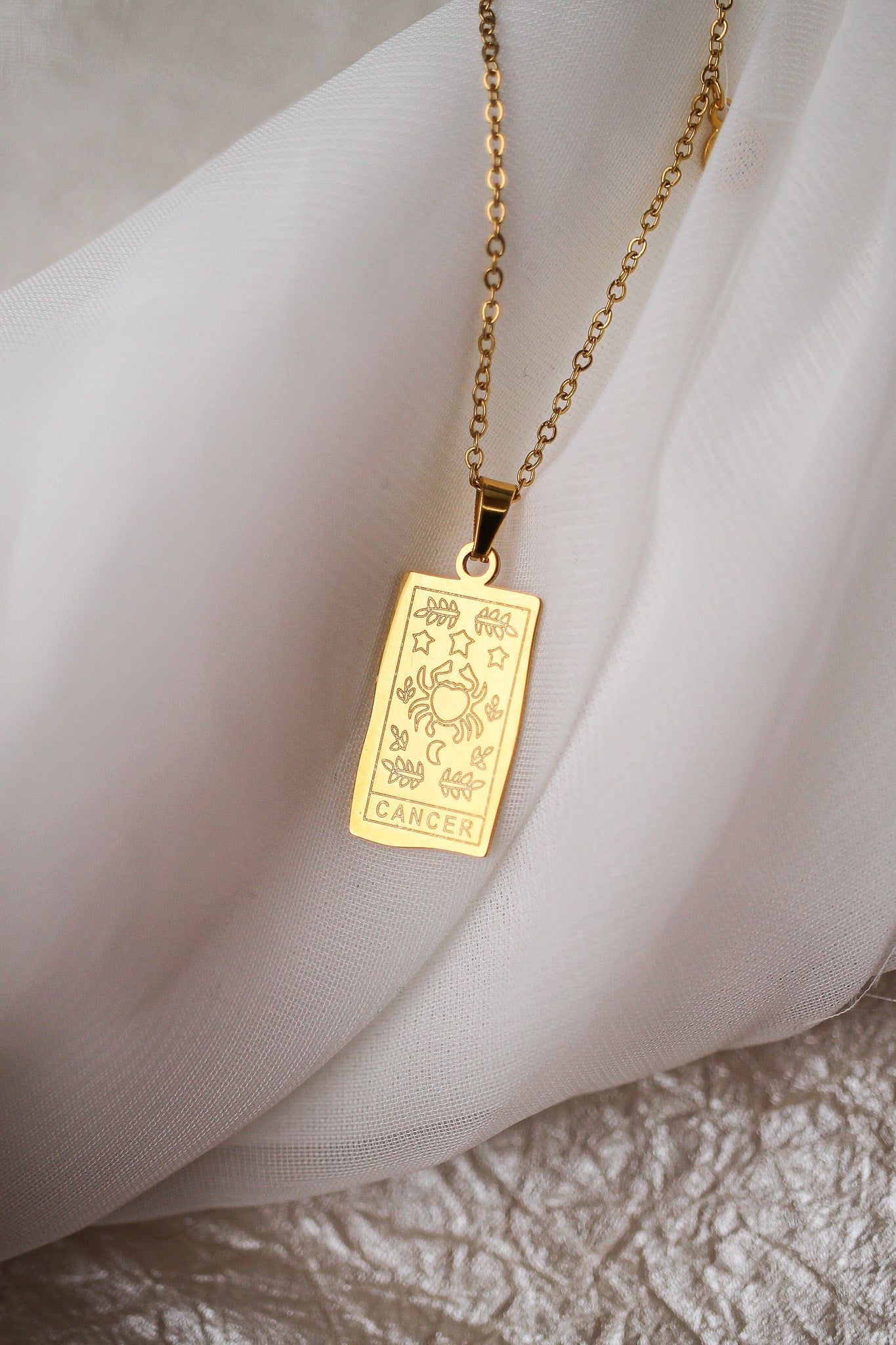 Zodiac Pendant Necklace by Rose & Clay