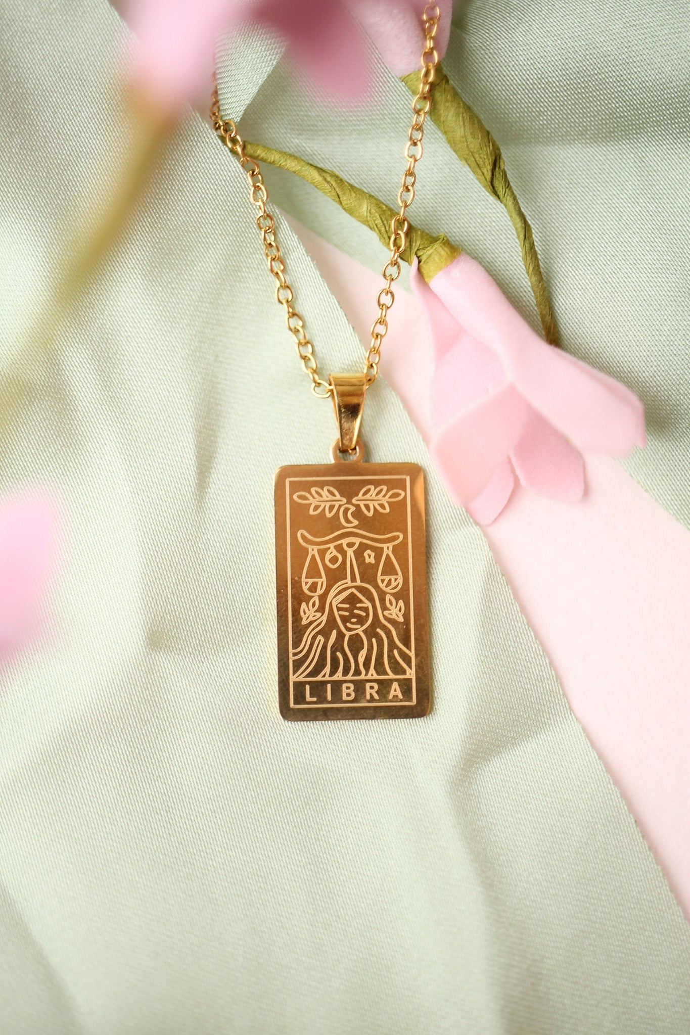 Zodiac Pendant Necklace by Rose & Clay