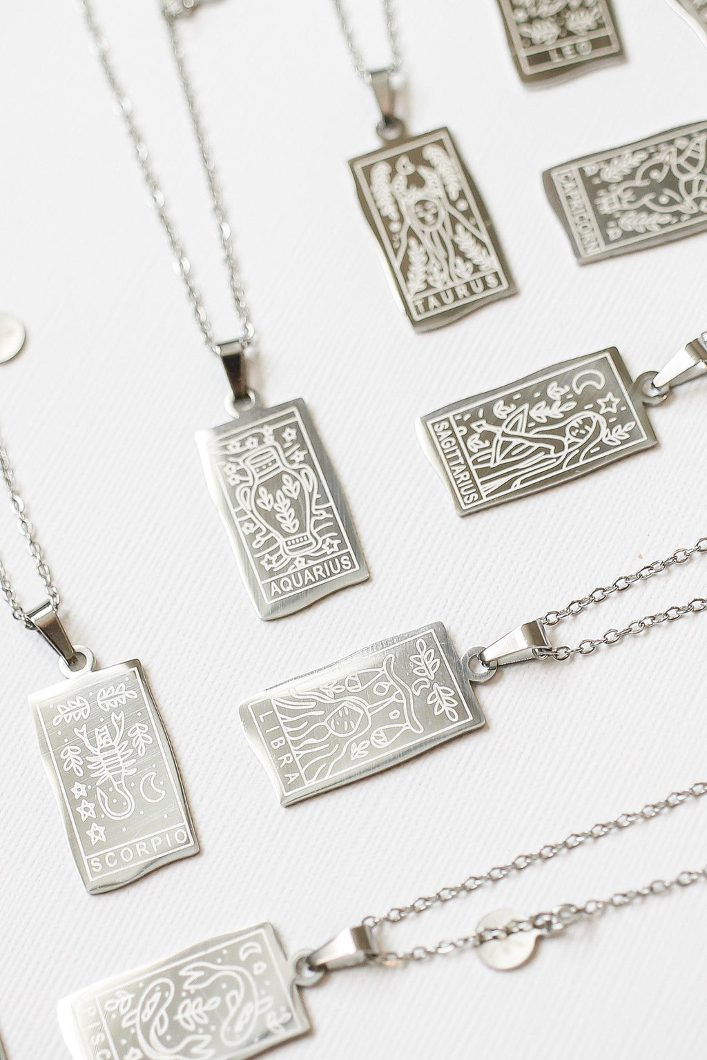 Zodiac Pendant Necklace by Rose & Clay