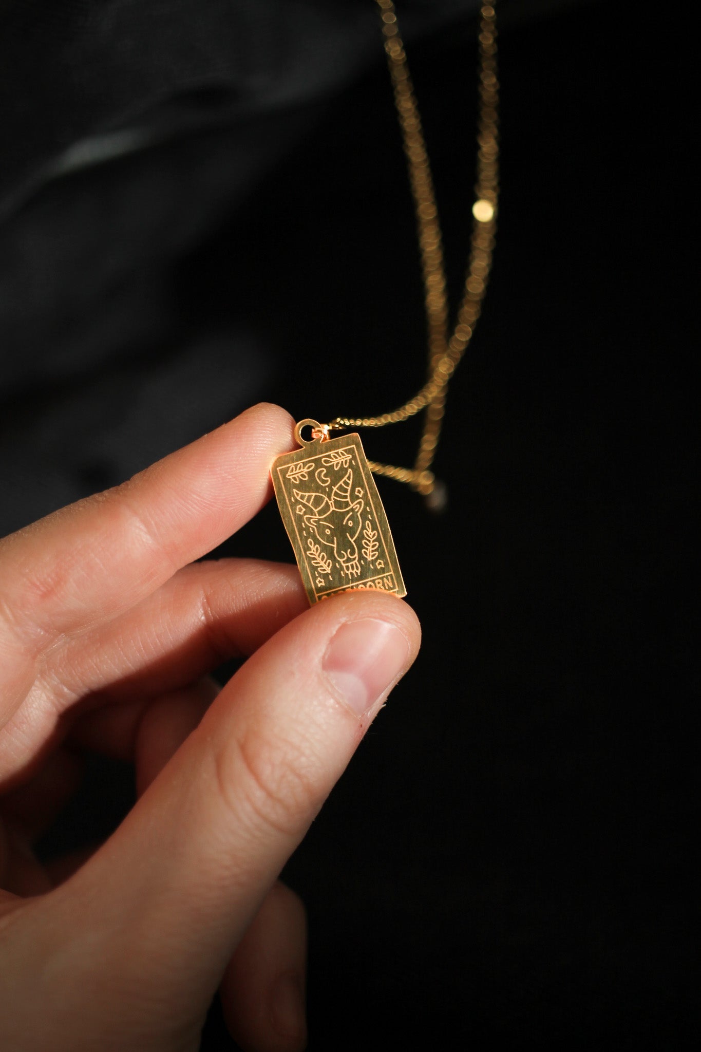 Zodiac Pendant Necklace by Rose & Clay