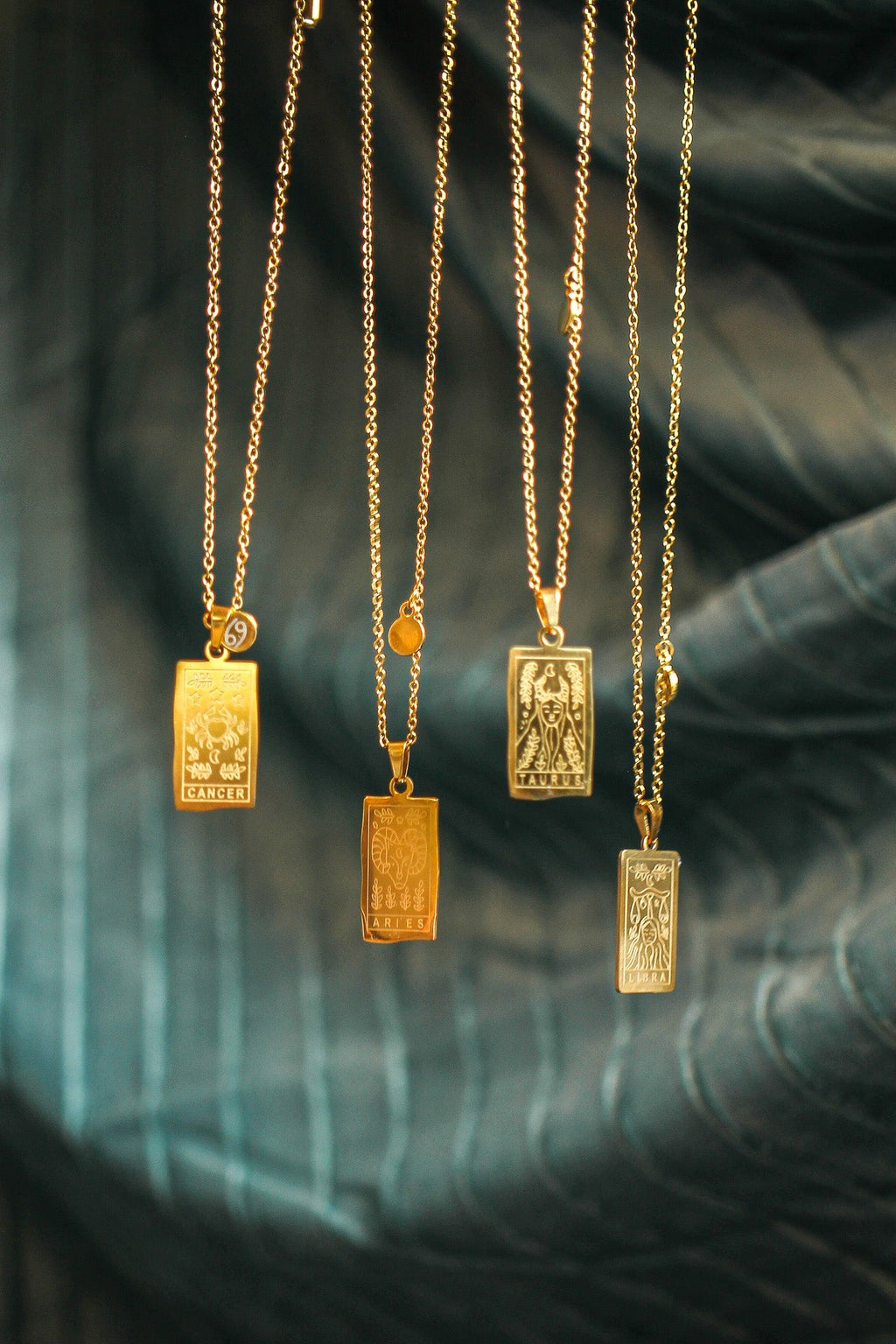 Zodiac Pendant Necklace by Rose & Clay