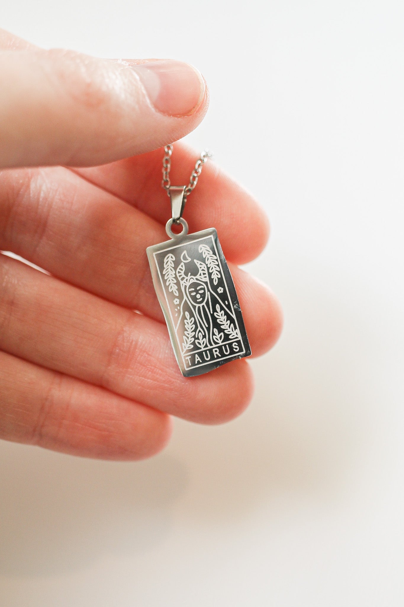 Zodiac Pendant Necklace by Rose & Clay