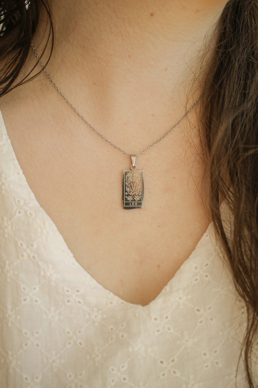 Zodiac Pendant Necklace by Rose & Clay