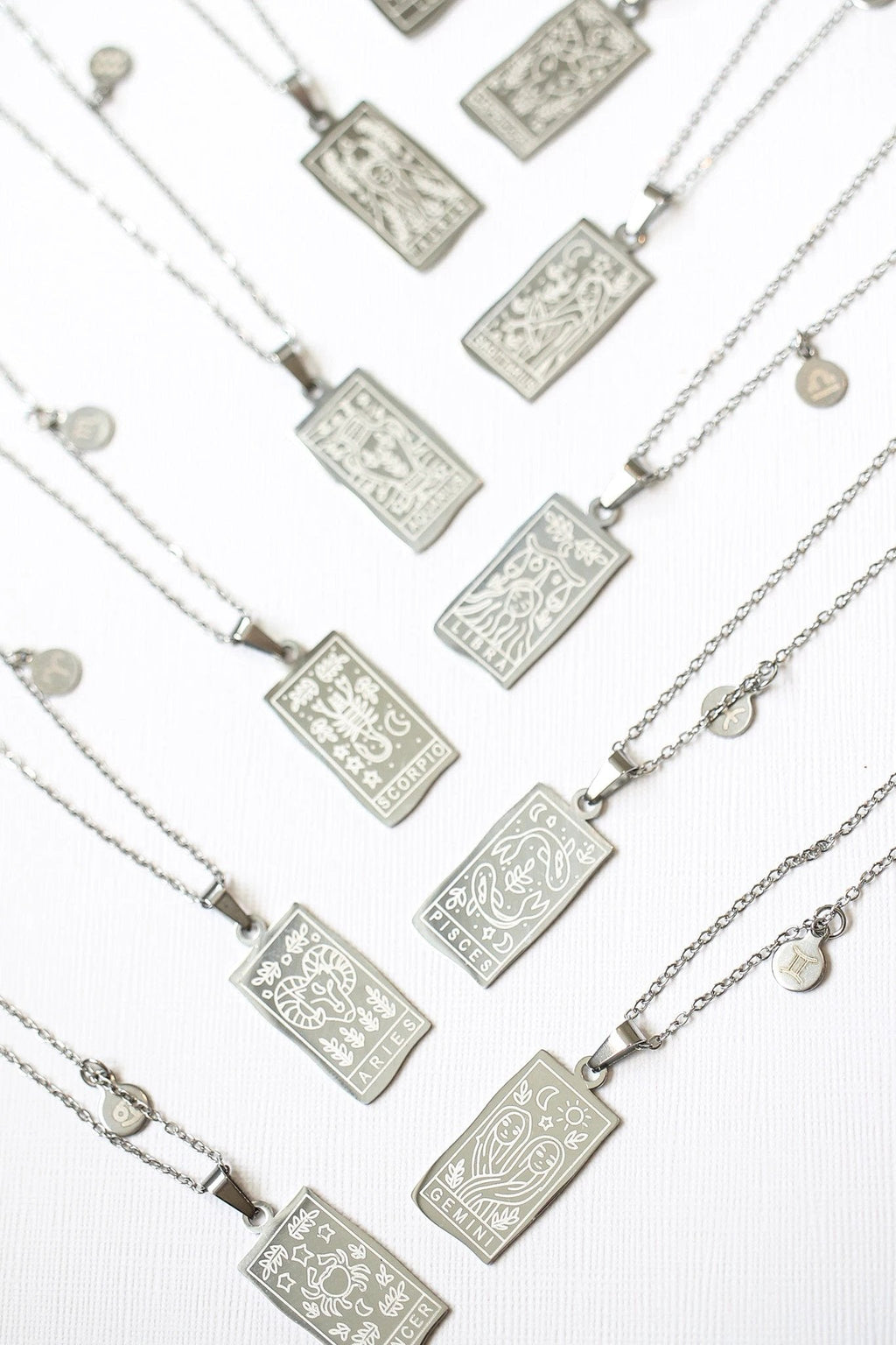 Zodiac Pendant Necklace by Rose & Clay