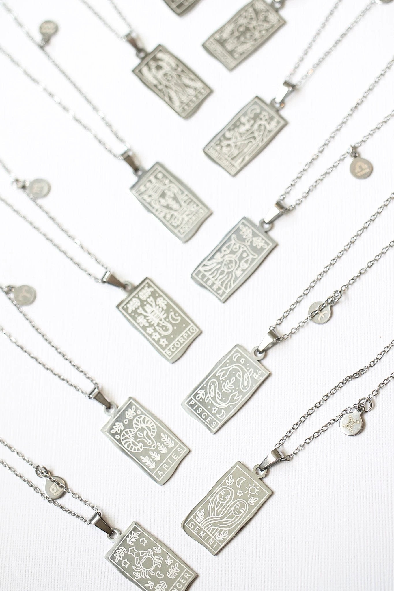 Zodiac Pendant Necklace by Rose & Clay