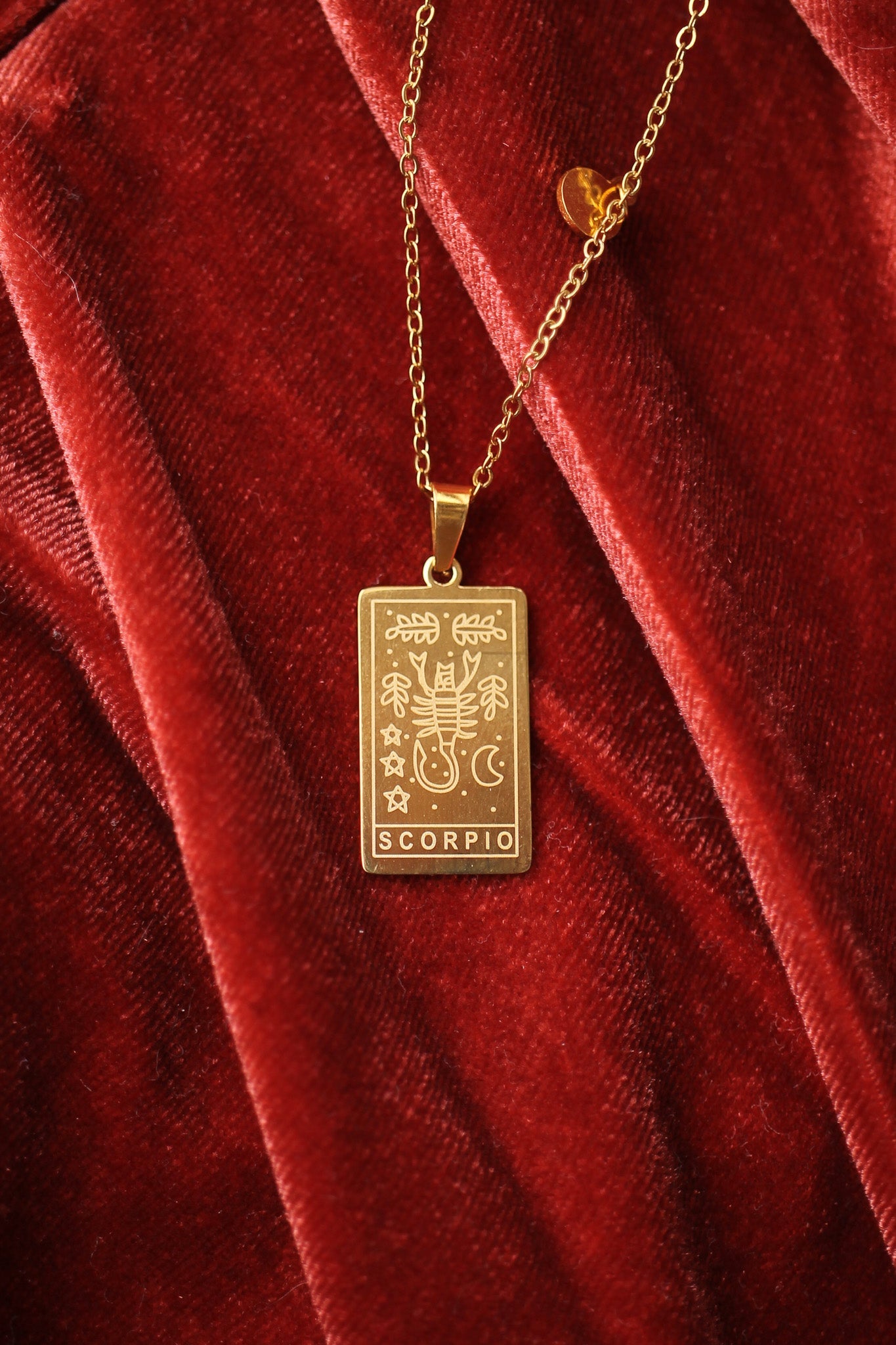 Zodiac Pendant Necklace by Rose & Clay