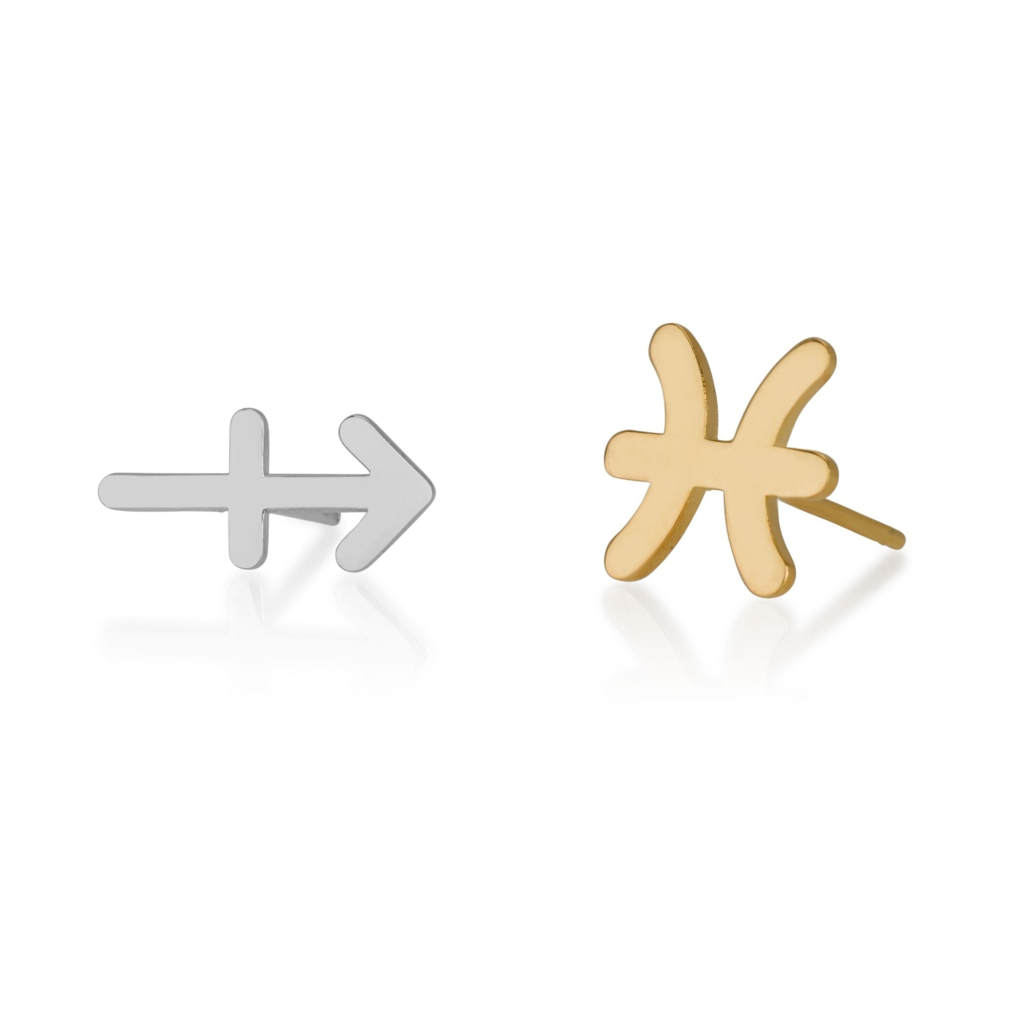 Zodiac Sigh Stud Earrings La Vie Bien Zodiac Sigh Stud Earrings