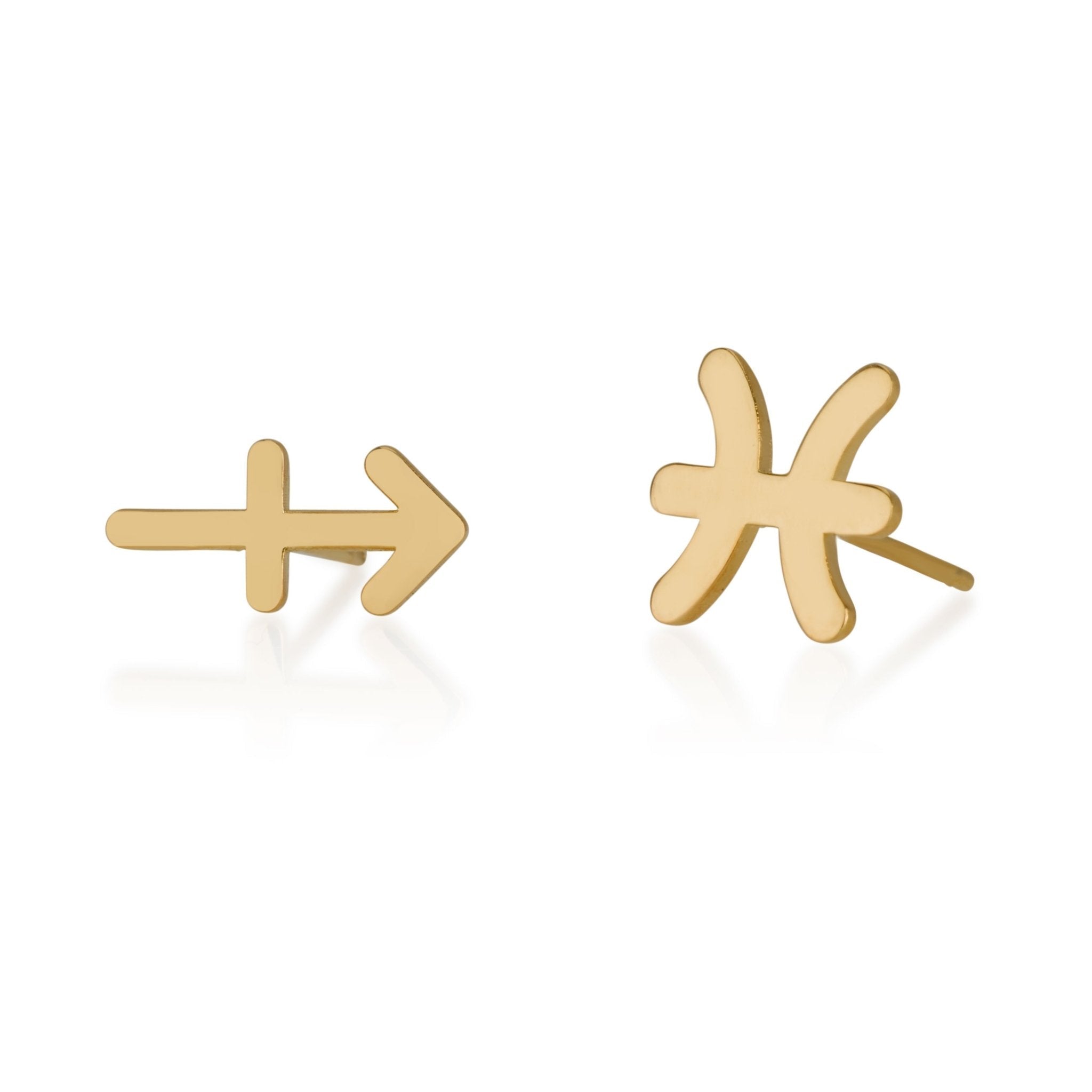 Zodiac Sigh Stud Earrings La Vie Bien Zodiac Sigh Stud Earrings