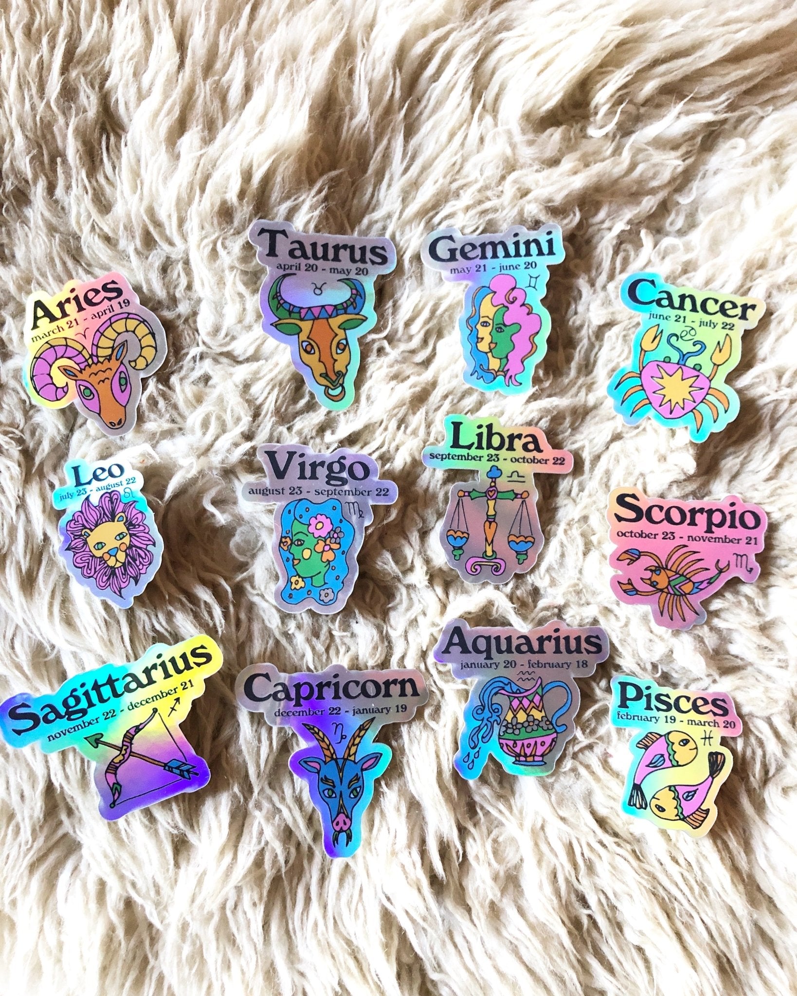 Zodiac Stickers Stickers La Vie Bien Zodiac Stickers