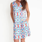Zoey Quick Dry Sleeveless Shift Dress with Pockets La Vie Bien Zoey Quick Dry Sleeveless Shift Dress with Pockets