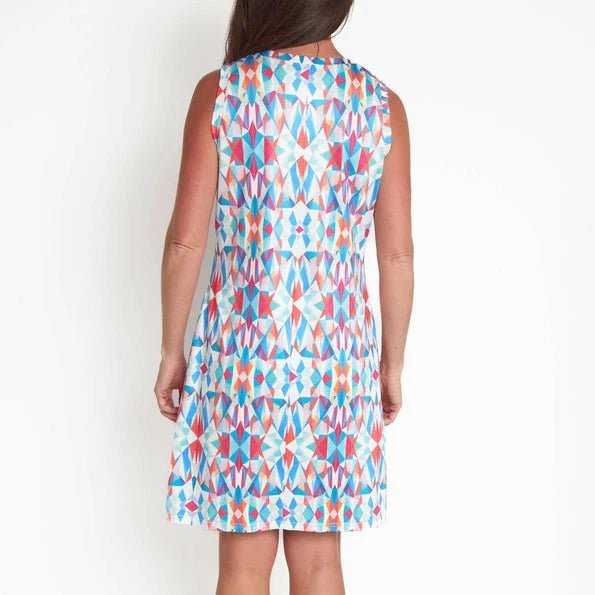 Zoey Quick Dry Sleeveless Shift Dress with Pockets La Vie Bien Zoey Quick Dry Sleeveless Shift Dress with Pockets