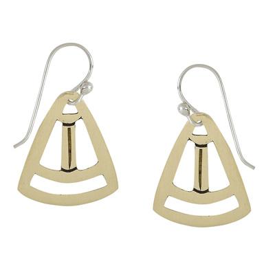 Ztepos Brass Earrings Earrings - Fashion La Vie Bien Ztepos Brass Earrings