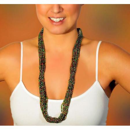 Zul Seed Bead Necklace - Guatemala La Vie Bien Zul Seed Bead Necklace - Guatemala