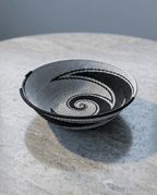 Zulu Wire Basket Bowl - Black + White, Medium La Vie Bien Zulu Wire Basket Bowl - Black + White, Medium